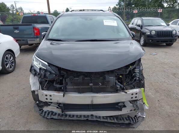 5TDJSKFC4MS018449 2021 TOYOTA SIENNA Black Widok wnętrza z tyłu