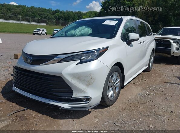 5TDJSKFC9PS100780 2023 TOYOTA SIENNA White წინა მარცხენა ხედი სამი მეოთხედიდან