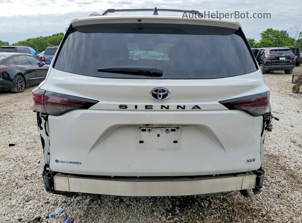 5TDJSKFCXSS155991 2025 TOYOTA SIENNA White Widok z tyłu