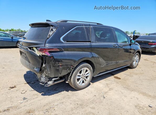 5TDJSKFCXSS189266 2025 TOYOTA SIENNA Черный Задняя правая четверть