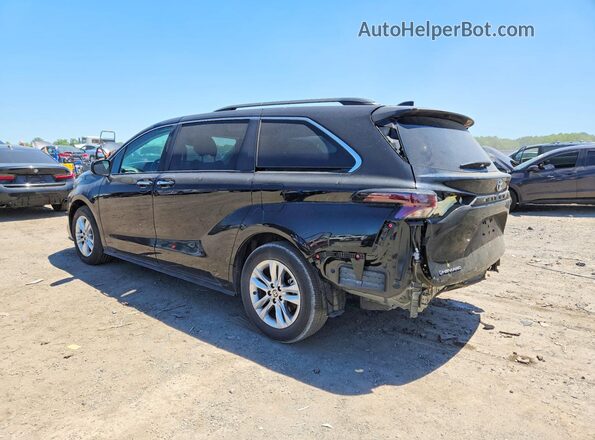 5TDJSKFCXSS189266 2025 TOYOTA SIENNA Черный Задняя левая четверть