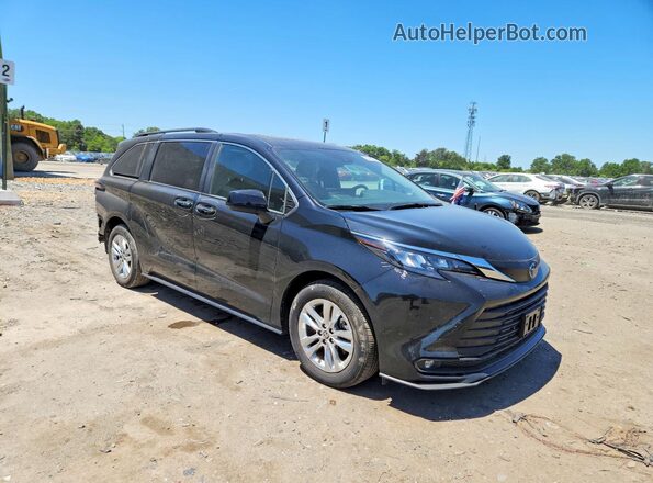 5TDJSKFCXSS189266 2025 TOYOTA SIENNA Черный Передняя правая четверть