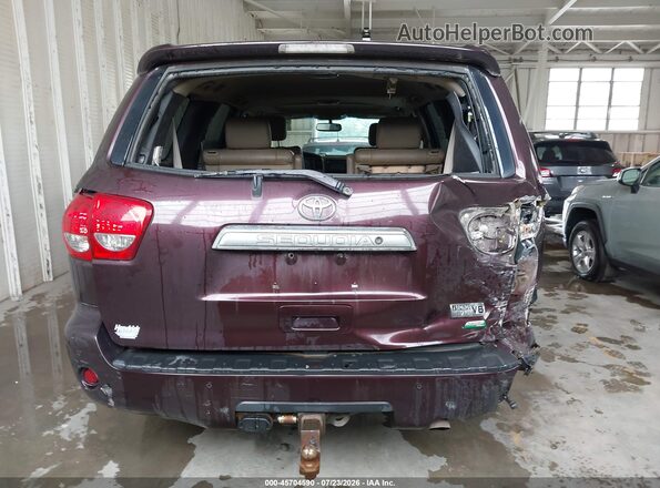 5TDJW5G11GS134831 2016 TOYOTA SEQUOIA Burgundy 