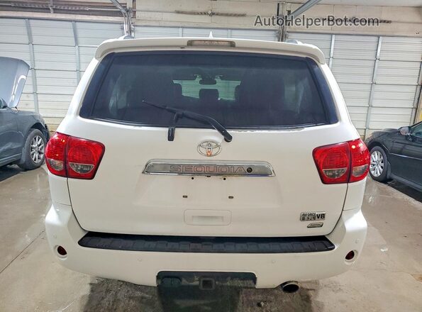 5TDJW5G16GS132489 2016 TOYOTA SEQUOIA White Vista trasera