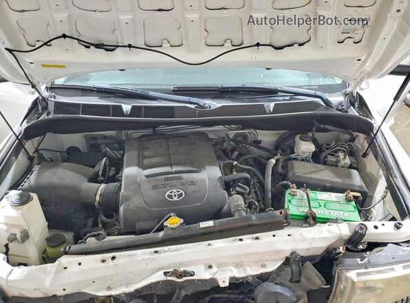 5TDJW5G16GS132489 2016 TOYOTA SEQUOIA White Vista del compartimento del motor