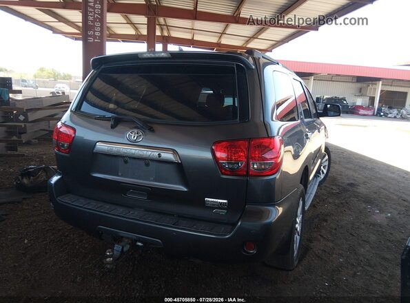 5TDJW5G18GS128198 2016 TOYOTA SEQUOIA Gray Trasero derecho