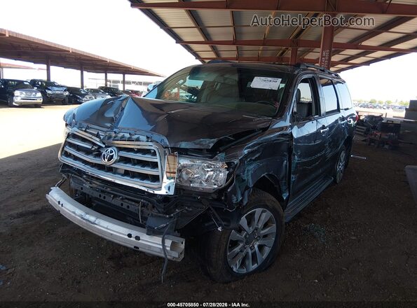 5TDJW5G18GS128198 2016 TOYOTA SEQUOIA Gray Vista frontal