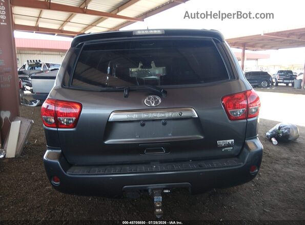 5TDJW5G18GS128198 2016 TOYOTA SEQUOIA Gray 