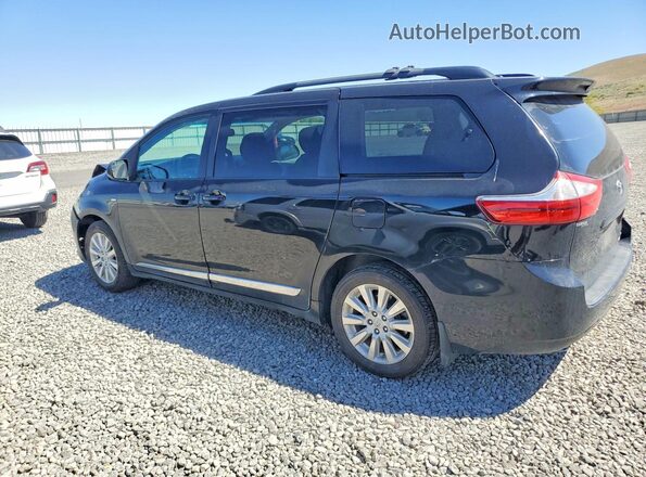 5TDJZ3DC0HS151817 2017 TOYOTA SIENNA Черный Задняя левая четверть
