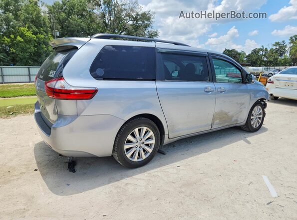 5TDJZ3DC2HS146392 2017 TOYOTA SIENNA Silver Հետևի աջ