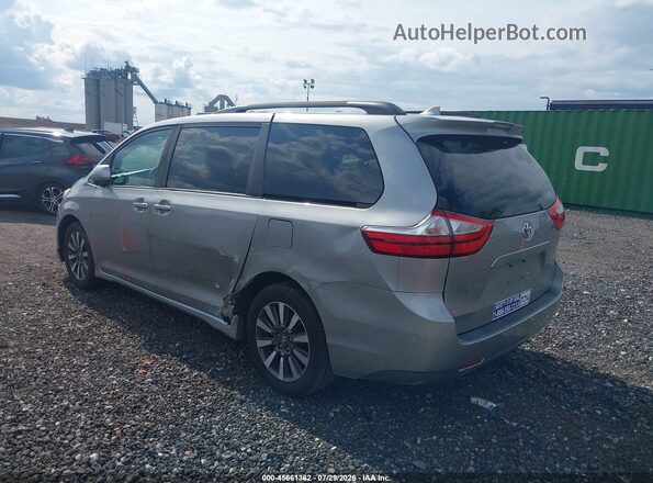 5TDJZ3DC3JS206010 2018 TOYOTA SIENNA Gray Задня ліва чверть
