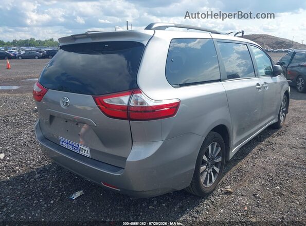 5TDJZ3DC3JS206010 2018 TOYOTA SIENNA Gray Задня права чверть
