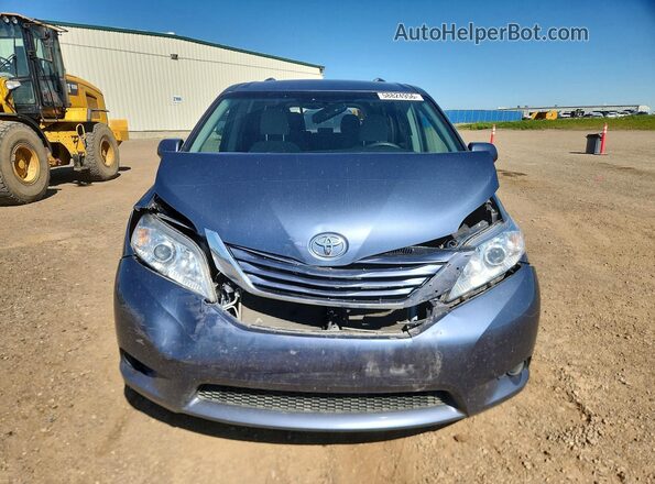 5TDJZ3DC4HS185274 2017 TOYOTA SIENNA Blue Դիմացի տեսք