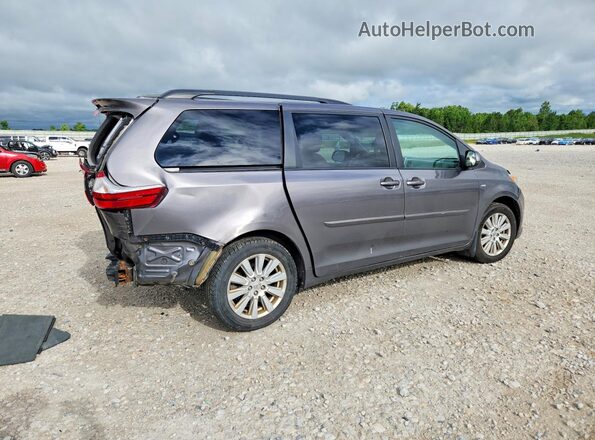 5TDJZ3DC6HS186006 2017 TOYOTA SIENNA Gray Հետևի աջ