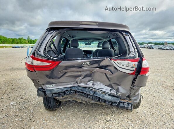 5TDJZ3DC6HS186006 2017 TOYOTA SIENNA Gray Հետևի տեսք