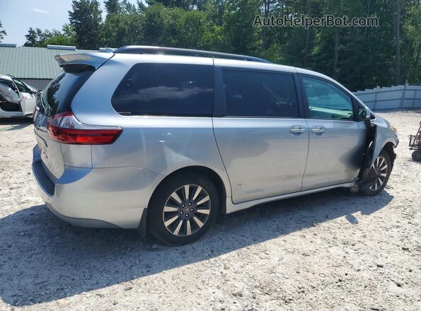 5TDJZ3DC6LS238520 2020 TOYOTA SIENNA Silver Trasero derecho