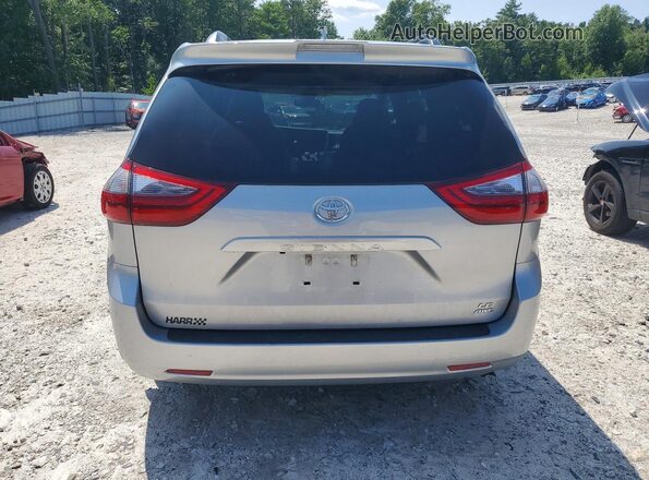 5TDJZ3DC6LS238520 2020 TOYOTA SIENNA Silver Vista trasera