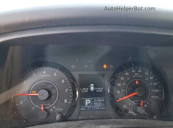 5TDJZ3DC9HS177686 2017 TOYOTA SIENNA Blue Widok zestawu wskaźników