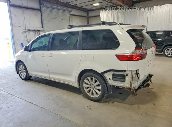 5TDJZ3DCXHS167295 2017 TOYOTA SIENNA Белый Задняя левая четверть