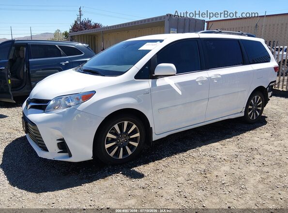 5TDJZ3DCXLS239900 2020 TOYOTA SIENNA Белый Передняя левая четверть