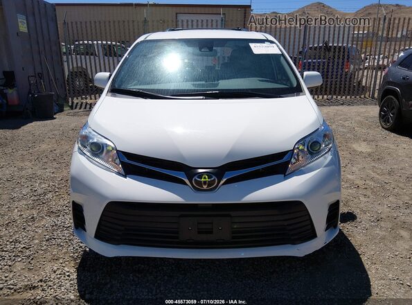 5TDJZ3DCXLS239900 2020 TOYOTA SIENNA Белый Вид задней части салона