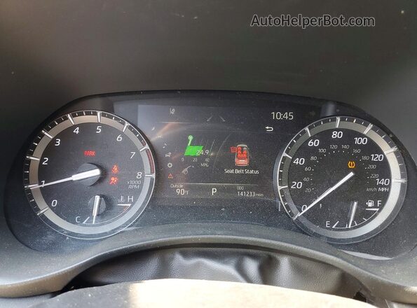 5TDJZRAH2MS059718 2021 TOYOTA HIGHLANDER Silver Instrument cluster view