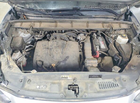 5TDJZRAH2MS059718 2021 TOYOTA HIGHLANDER Silver Engine compartment view