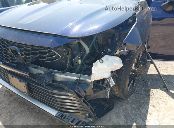 5TDJZRBH4MS085283 2021 TOYOTA HIGHLANDER Blue წინა ხედი