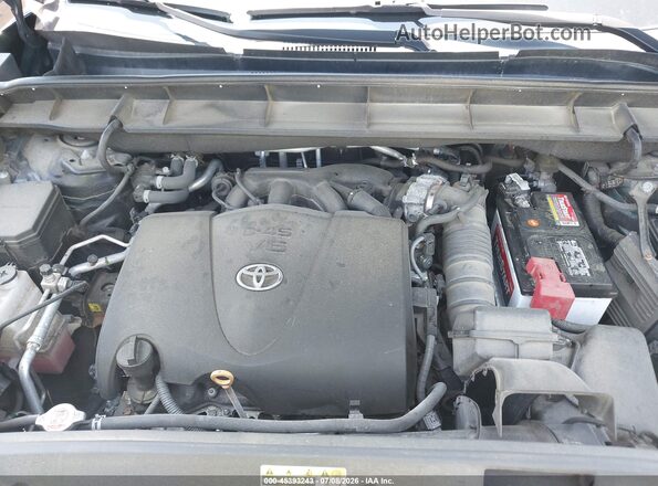 5TDJZRBH4MS085283 2021 TOYOTA HIGHLANDER Blue უკანა ხედი