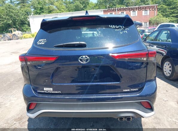 5TDJZRBH4MS085283 2021 TOYOTA HIGHLANDER Blue 