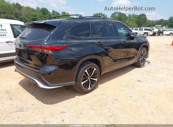 5TDJZRBH5MS085941 2021 TOYOTA HIGHLANDER Black Trasero derecho