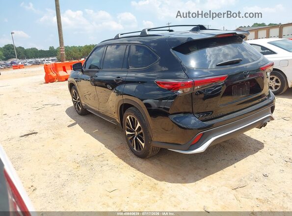 5TDJZRBH5MS085941 2021 TOYOTA HIGHLANDER Black Trasero izquierdo