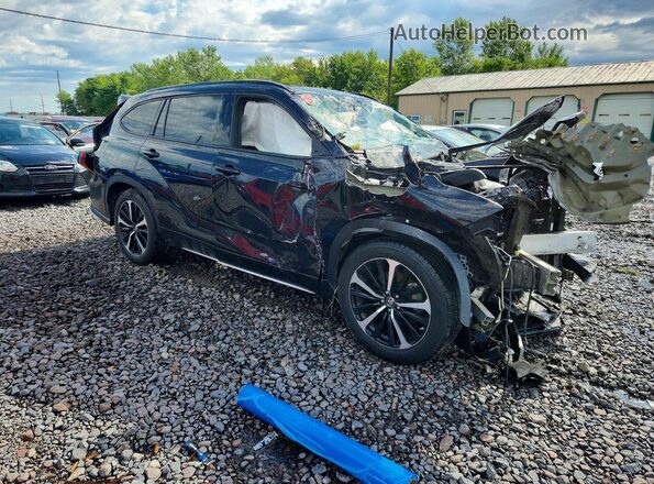 5TDJZRBH6MS126514 2021 TOYOTA HIGHLANDER Black Przód prawy