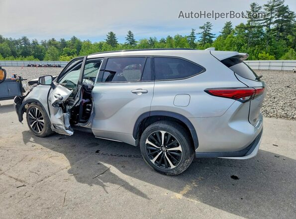 5TDJZRBHXMS157104 2021 TOYOTA HIGHLANDER Серебряный Задняя левая четверть