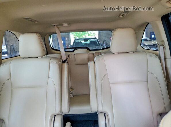 5TDJZRFH0HS376783 2017 TOYOTA HIGHLANDER Желто-коричневый Вид задних сидений