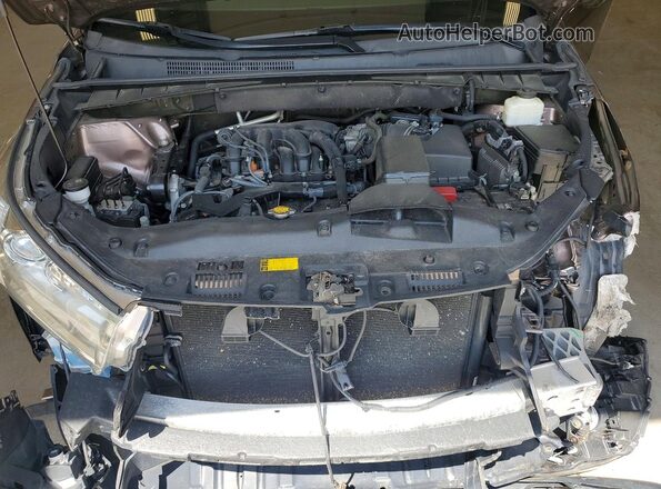 5TDJZRFH0HS376783 2017 TOYOTA HIGHLANDER Желто-коричневый Вид подкапотного пространства