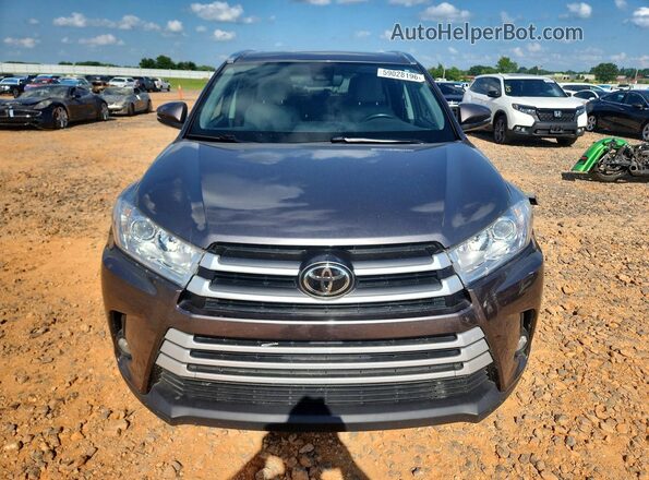 5TDJZRFH0HS385435 2017 TOYOTA HIGHLANDER Gray Դիմացի տեսք