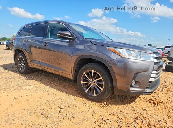 5TDJZRFH0HS385435 2017 TOYOTA HIGHLANDER Gray Առջևի աջ