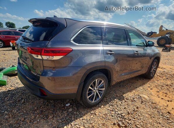5TDJZRFH0HS385435 2017 TOYOTA HIGHLANDER Gray Հետևի աջ