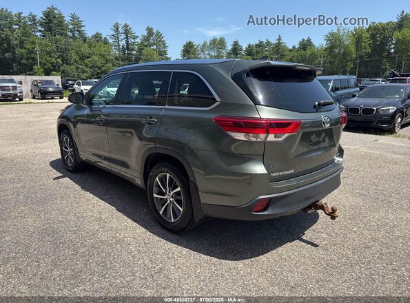5TDJZRFH0HS457900 2017 TOYOTA HIGHLANDER Green Trasero izquierdo