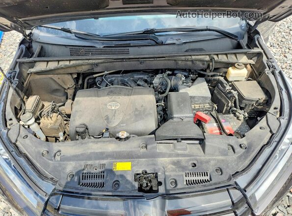 5TDJZRFH0JS544119 2018 TOYOTA HIGHLANDER Gray Engine compartment view