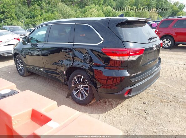 5TDJZRFH0JS546730 2018 TOYOTA HIGHLANDER Black Задня ліва чверть