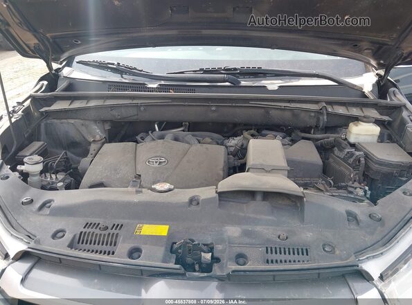 5TDJZRFH0JS546730 2018 TOYOTA HIGHLANDER Black Вид ззаду