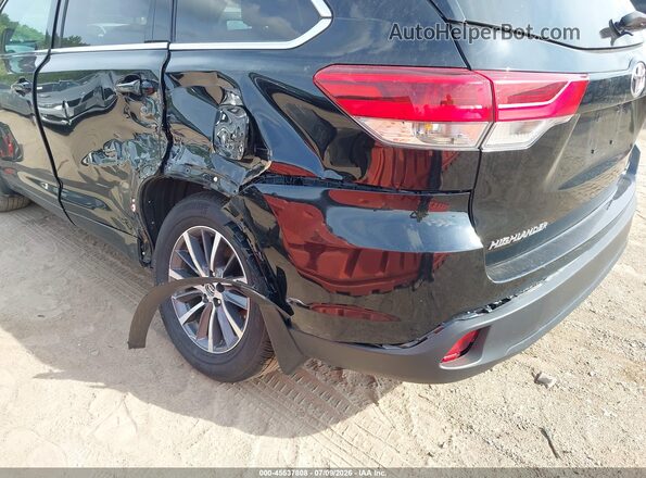 5TDJZRFH0JS546730 2018 TOYOTA HIGHLANDER Black Вид спереду
