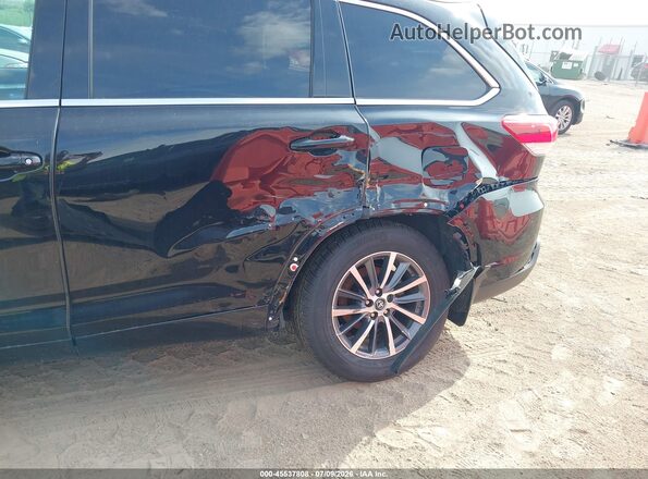 5TDJZRFH0JS546730 2018 TOYOTA HIGHLANDER Black 