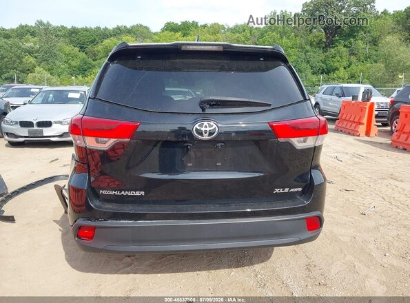 5TDJZRFH0JS546730 2018 TOYOTA HIGHLANDER Black 
