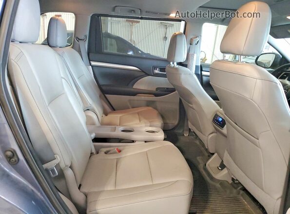 5TDJZRFH0JS805040 2018 TOYOTA HIGHLANDER Blue Vista interior trasera