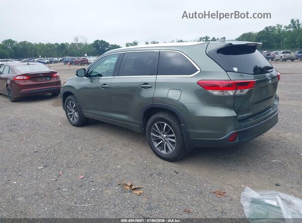 5TDJZRFH0JS866596 2018 TOYOTA HIGHLANDER Green Tył lewy