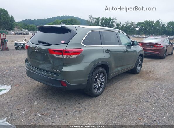 5TDJZRFH0JS866596 2018 TOYOTA HIGHLANDER Green Tył prawy