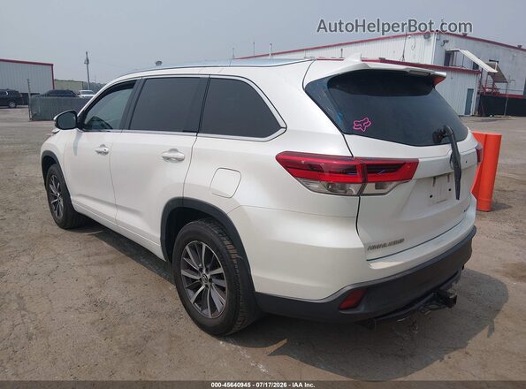 5TDJZRFH0JS869501 2018 TOYOTA HIGHLANDER White უკანა მარცხენა